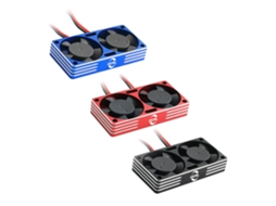 Azul Radiador Okhl 540 550 3650 3660 3670 Ventoinha Dupla Metal Alta Velocidade 3010 1/7 1/8 1/10 Peças Reposição Carros Rc Veículos Modelos MDUG