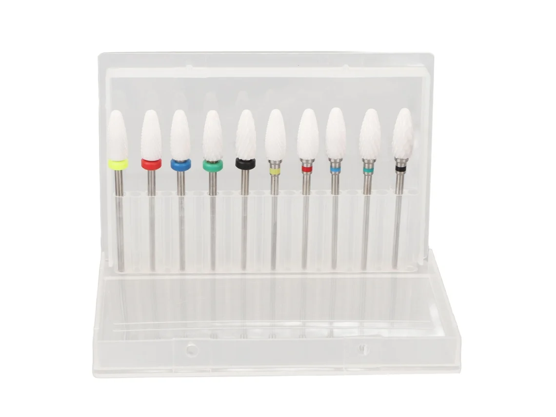 Suporte Organizador Para 10 Brocas De Fresadora De Unhas Com 20 Buracos Ferramenta De Manicure Para Polimento E Limpeza