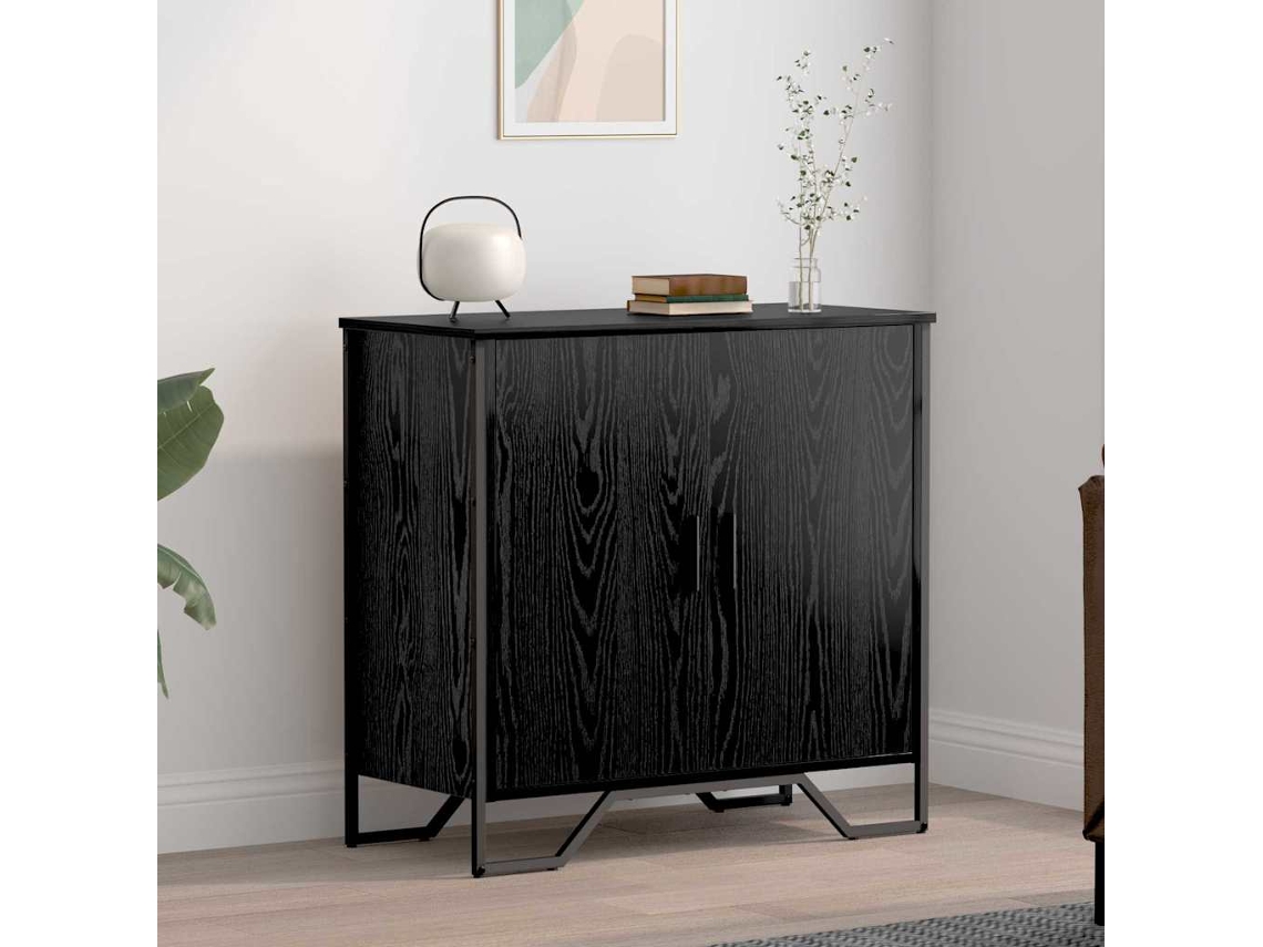 Vidaxl Buffet Carvalho Preto 78 X 35 X 74.5 Cm