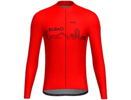 Maillot De Homem Para Ciclismo Hiru Core Therm Ls Jersey Vermelho (l)