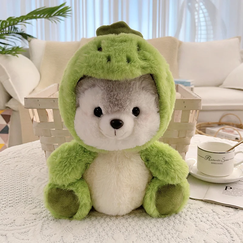 (verde, 30 Cm) Brinquedo De Pelúcia Husky Criativo E Fofo