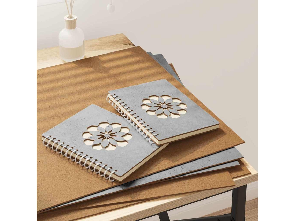 Vidaxl Painéis De Decoração 50 Unid. Cinzento Cimento