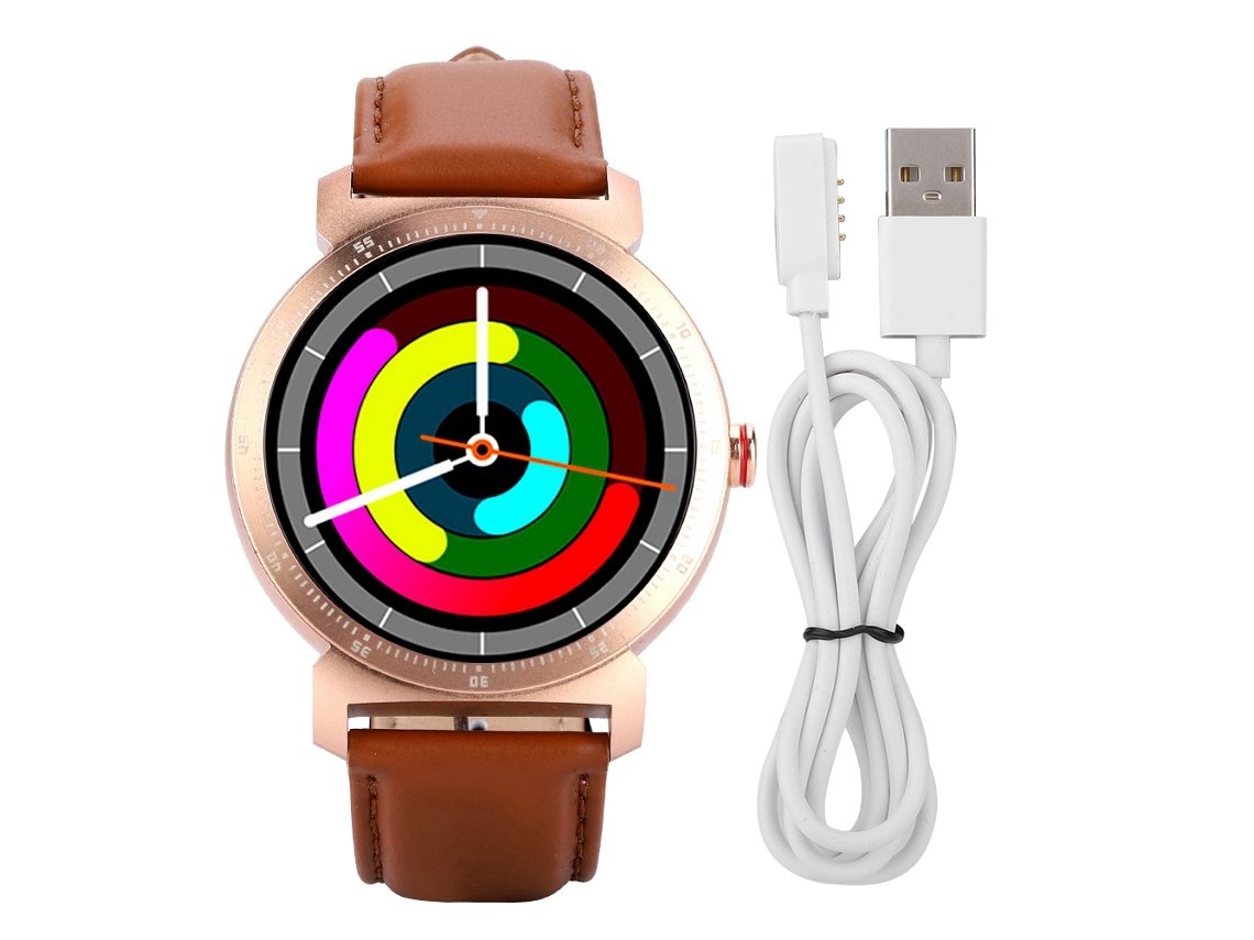 Relógio K88h Plus com Tela Tática Bluetooth e Painel Redondo EOOCOO