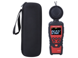Medidor de Iluminância Portátil Digital LCD 1-100000 lx, Função Max/Min, Armazenamento, Auto Desligamento S/MARCA