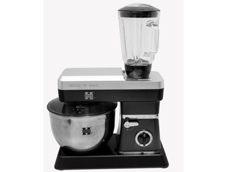 Herzberg Hg-5065: Batedeira 2 em 1 6 5L e Liquidificador 1 7 1200W Preto PRICENET