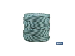 Bobina cordon trenzado poli 5 mm 200 mts bco/ vde