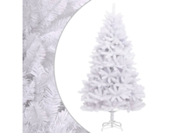 Artificial Hinged Christmas Tree, Artificial Hinged Christmas Trees Vidaxl Branco Pvc (ø 90 X 180 Cm)