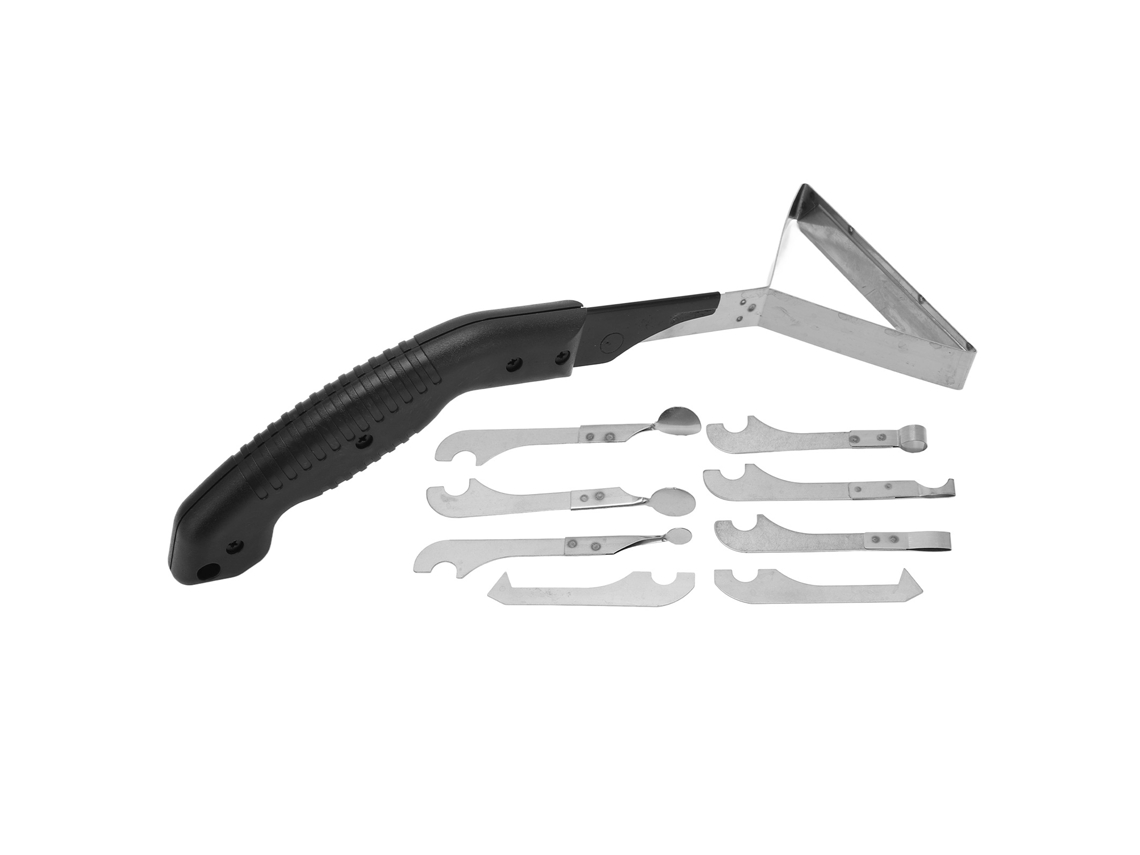 10 Unidades Ferramenta Para Eliminar Vazamentos Com Cabo Antiderrapante E Lâmina De Metal Ferramenta De Silicone Para Resíduos