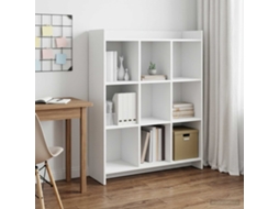 Vidaxl Estante Branco 87,5 X 30 X 111 Cm Derivados De Madeira