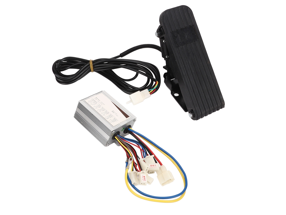 Kit de controlador de bicicleta elétrica 24v 350w com acelerador de pedal de duas velocidades
