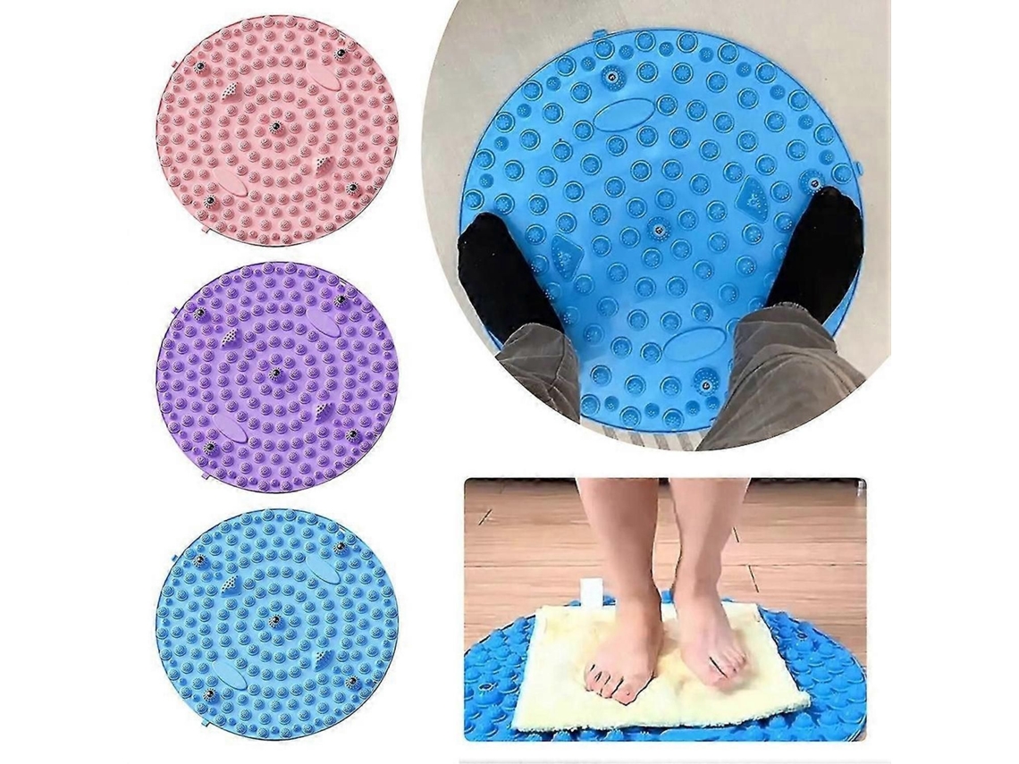 Tapete De Reflexologia Para Massagem Nos Pés 55cm - Massageador Pontos Pressão Pés, Acupressão P Ara Alívio Da Dor Na Sola
