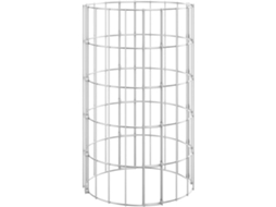 Gabion Pole, Gabion Poles Vidaxl Prateado Aço (ø 30 X 50 Cm)