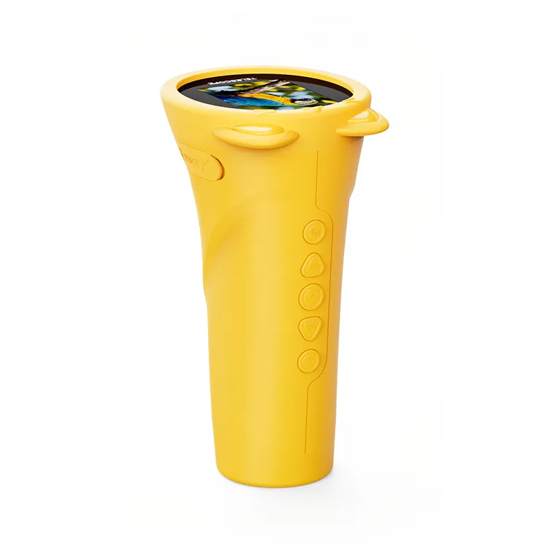 Binóculos Infantis Monocular Digital Com Ecrã Ips 2" E 10x Zoom - Laranja - Eifson