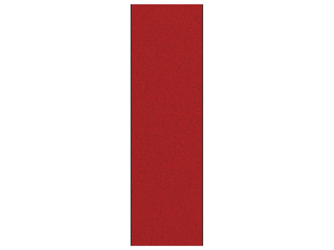 Capacho Vermelho E Preto Antiderrapante Vidaxl Vermelho Poliamida (400x120x0.9 Cm)