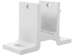 Suporte De Parede Para Toldo Retrátil Em Alumínio Branco, Fixação Estável De 40 Mm Para Instalações Externas.