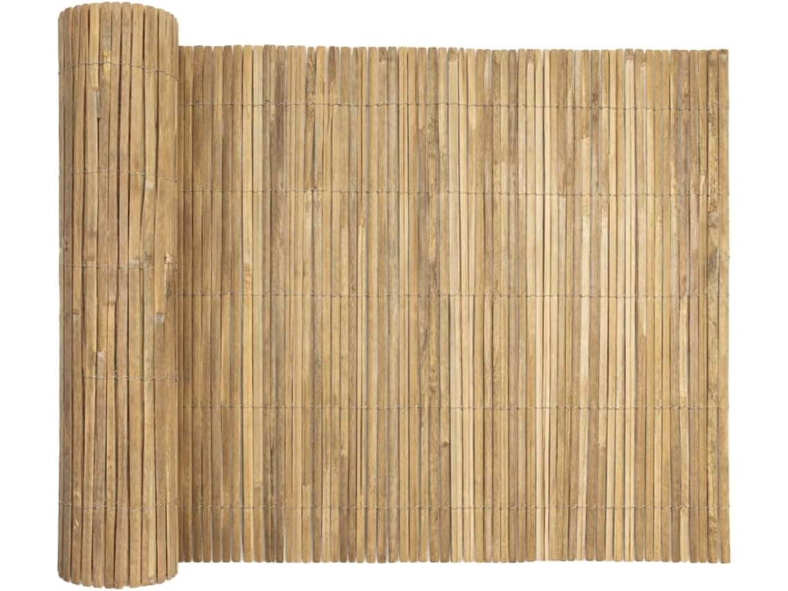 Cerca De Bambu Acomoda Têxtil Split 1x3 Metros Para Jardim E Balcão