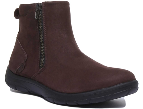 Botas de Mulher STRIVE Pele Castanho (36)