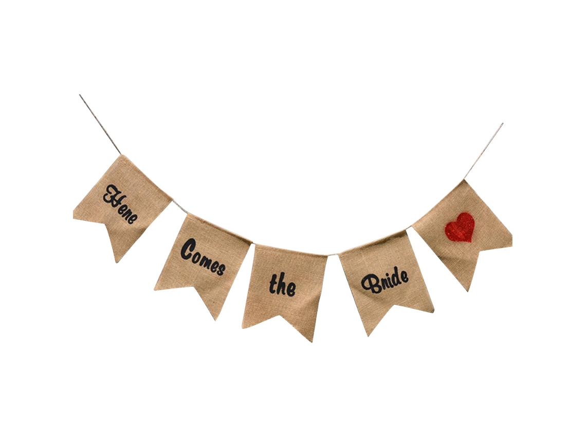 5pcs Banner de Tecido com Cauda Furcada para Decoração de Festa | S/MARCA