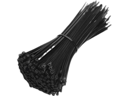 100 Abraçadeiras De Nylon Autotravantes, Ajustáveis, Organização Doméstica E No Escritório Brancas, 2, 8x 300mm