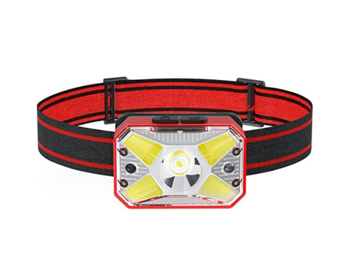 Farol BISBISOUS T3 Led Recarregável Alimentado Por Usb Alimentado Por Bateria de 1200Mah Vermelho VIGA EUROPE