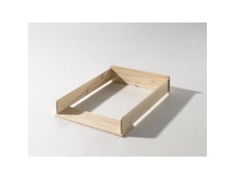 Trocador VIPACK Kiddy Pinho Maciço Prático e Funcional Natural