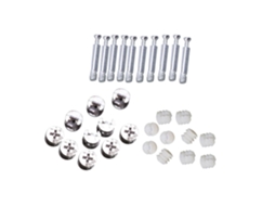 Conjunto Com 10 Conectores Para Móveis Rosca Externa Autoatarraxante E