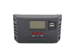 Laxiscreed Controlador De Carga Solar Mppt Com Ecrã Colorido Lcd Para 12v E 24v