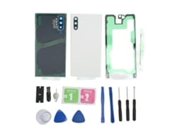 Capa de vidro traseira e frontal para Galaxy Note 10 Plus com adesão perfeita | S/MARCA