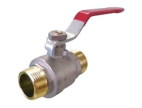 Válvula Macho Dupla 1/4 De Volta Com Manípulo Boutte 15x21 Ótima Passagem De Água