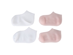 2 Pares De Meias Hidratantes De Silicone Para Pés Secos E Rachados - Reparo E Hidratação Da Pele