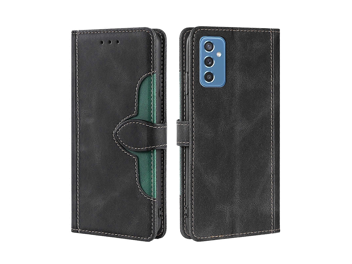 Capa De Couro Com Fivela Magnética E Sensação De Pele Para Samsung Galaxy M52 5g