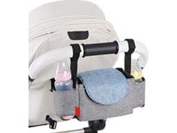 Suporte para Copo e Garrafa em Carrinho de Bebê, Cinza AQUAFORGE