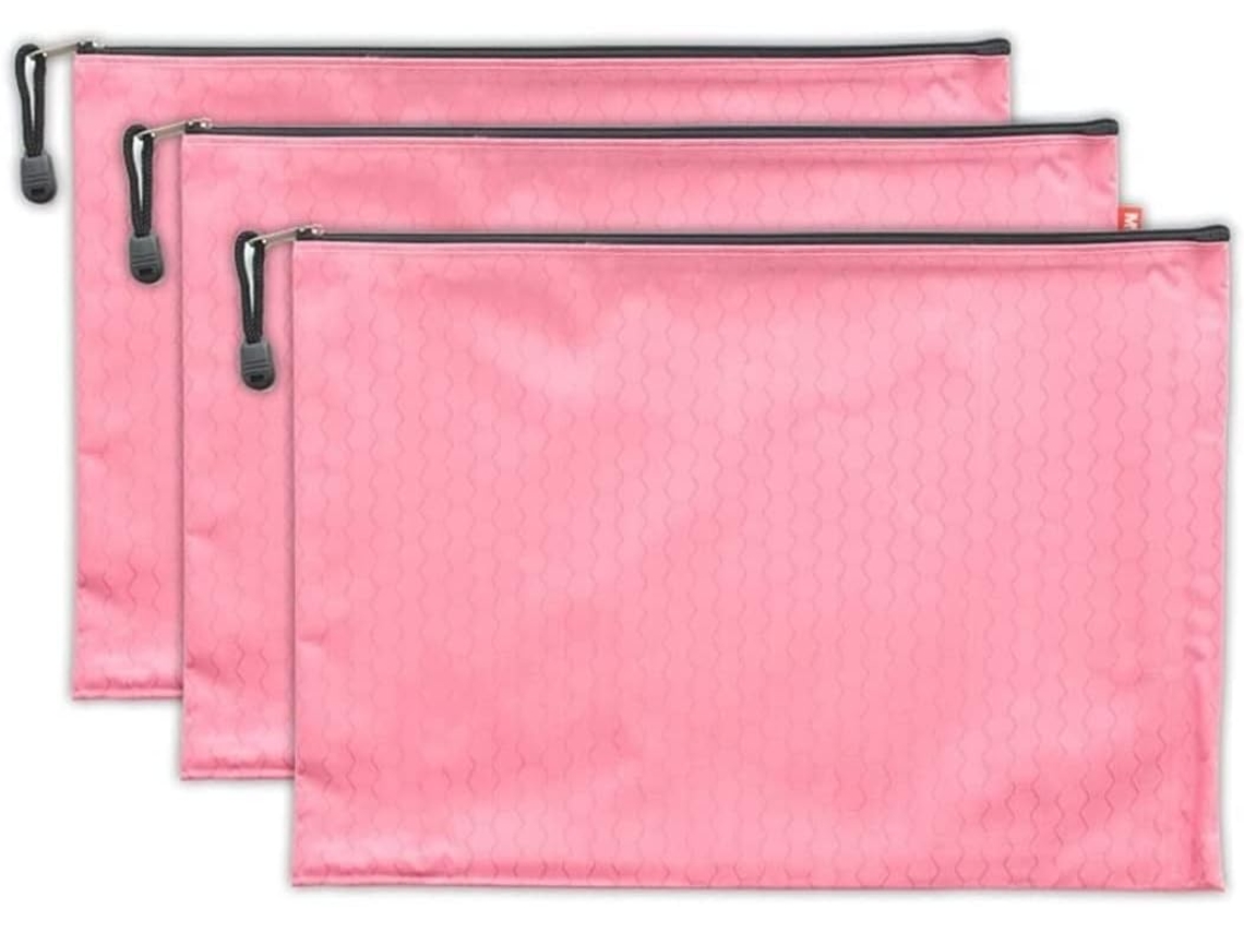 Pasta para Documentos, Bolsa de Lona, Multicamadas, Impermeável, com Compartimento Documentos A4, Ideal Guarda