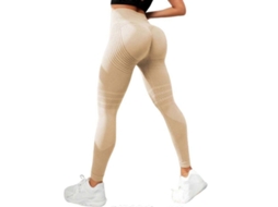Leggings Anti-celulite De Alta Qualidade Com Corte V Elevado, Material Elástico E Respirável Para Todas As Estações Khaki