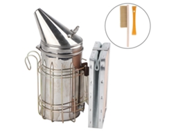 Fumegador Manual de Abelhas em Aço Inoxidável com Ferramentas Apicultura S/MARCA