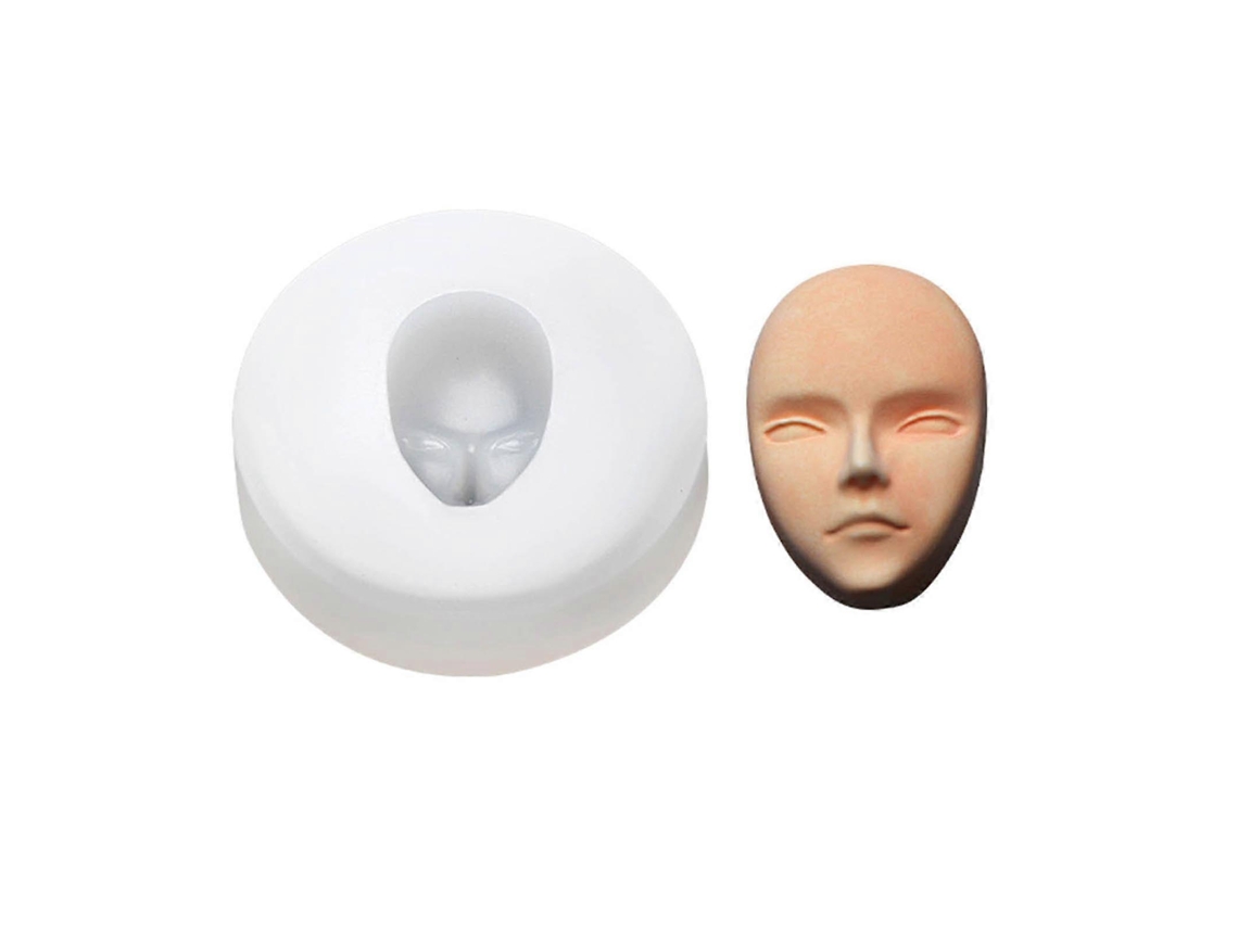 Molde De Silicone Para Decoração De Rosto De Bebê, Bonecas E Chocolates, Ideal Para Confeitar Doces, Bolos E Cupcakes.