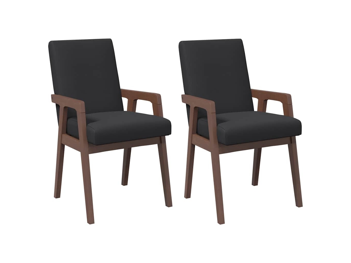 Dining Chair, Dining Chairs Vidaxl Marrom Borracha (n/a)
