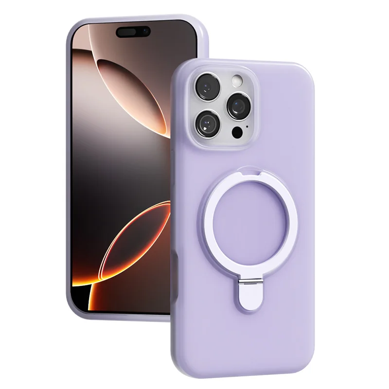 (iphone 16, Roxo) Anel Magnético De Silicone Líquido Para Capa Magsafe Do Iphone