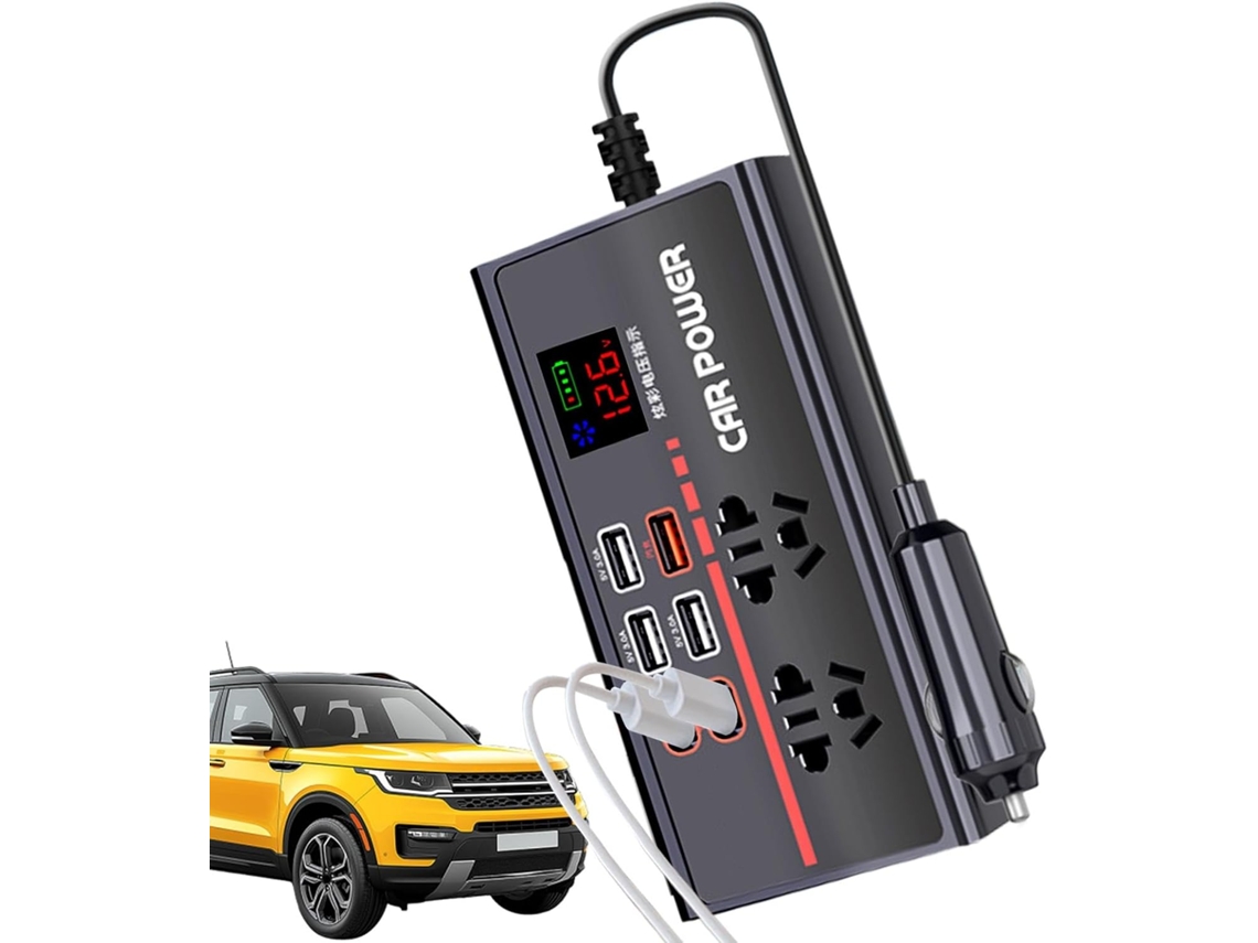 Inversor De Energia Para Carro, Inversor De Energia Portátil Para Carregamento De Carro | Conversor Gokoco