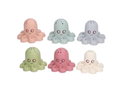 Primerox 6pcs Copo de Empilhamento de Banho Infantil com Forma de Animal Cute para Bebê