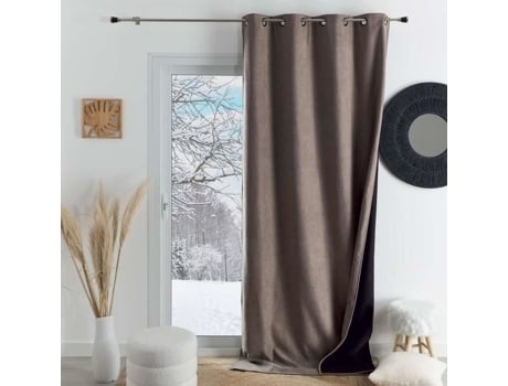 Cortina Semi-Blackout Térmica À Prova de Som Konfor Lin 140X180 Cm HOME MAISON