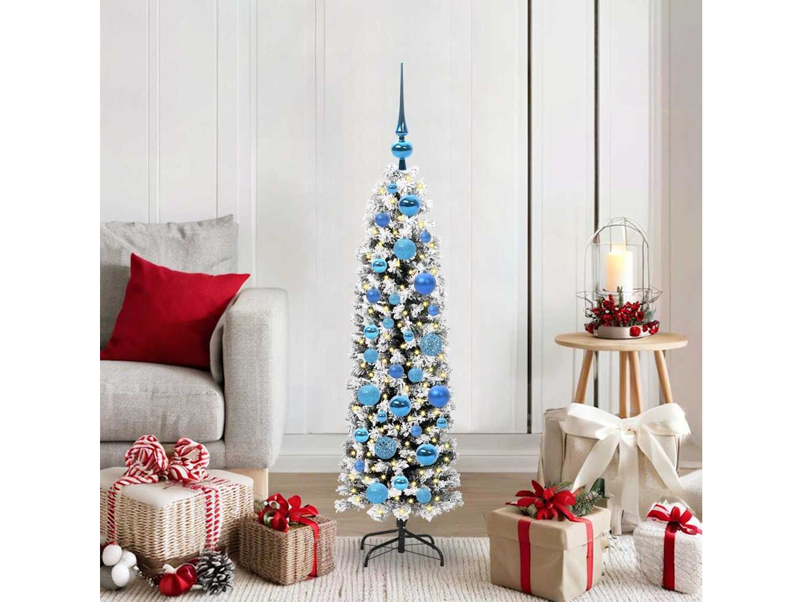 Vidaxl Árvore De Natal Artificial Verde 120 Cm Pvc E Aço E Plástico