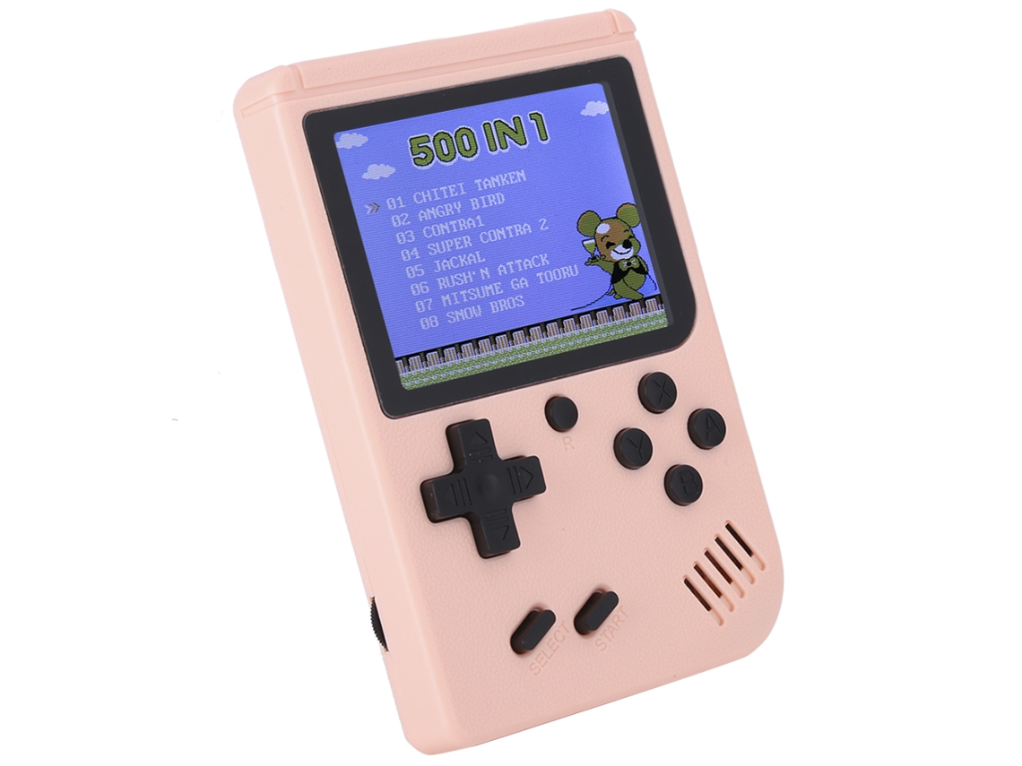 Console Mali portátil de jogos retrô com tela de 3 polegadas e bateria | S/MARCA