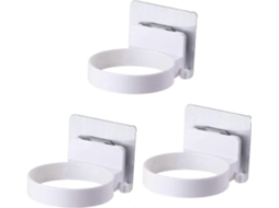 3pcs Suporte de Secador Cabelo Montado na Parede, Montagem Cabelo, Ca Belo com Ventosa Autoadesi GOKOCO