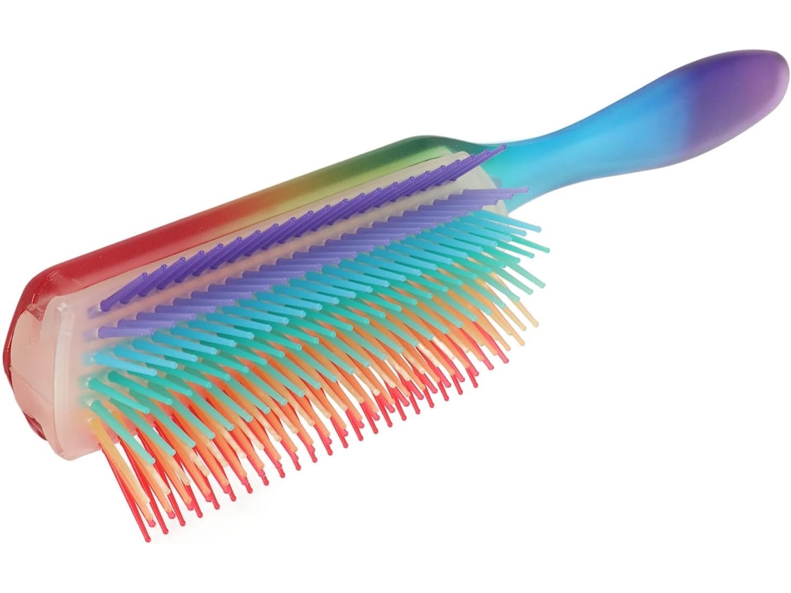 Escova De Cabelo Amonida Com Massagem Desembaraçante, Ergonômica E Elegante, Feita De Nylon Abs, Massageia E Suaviza Os