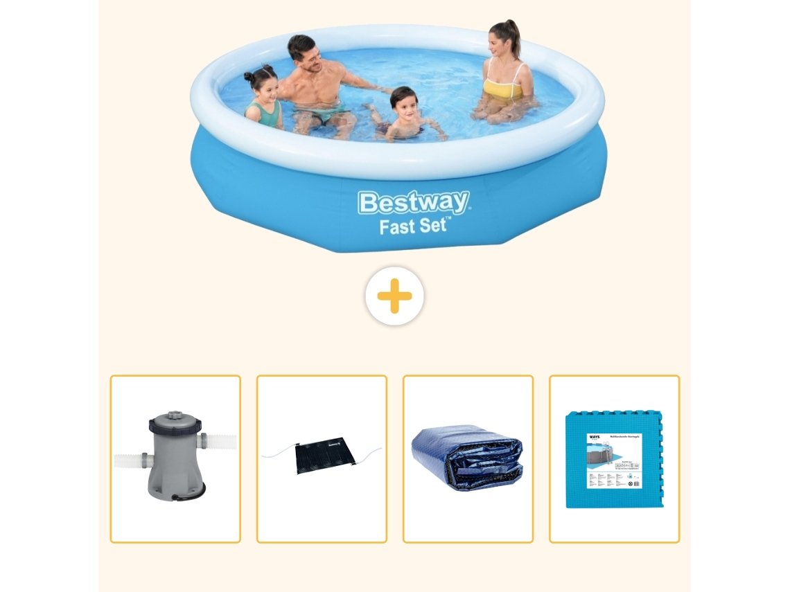 Bestway Piscina Bestway Fast Set Redonda - 305x66 Cm - 5-peças S340