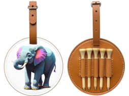 Acessório para Bolsa de Golfe com estampa de tubarão, fofo, S/MARCA