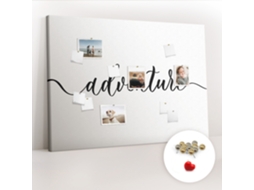 Quadro De Cortiça Inscrição "aventura" Para O Escritório Espelharte (140x100 Cm)