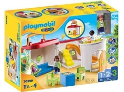 PLAYMOBIL 1.2.3: Creche - 70436 (Idade Mínima: 18 meses - 15 peças)