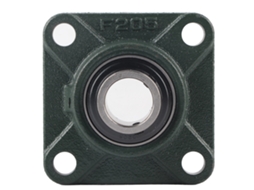 Rolamento de bloco de amortecimento UCF205/205-16, base sólida, 4 furos, 30 mm/25,4 mm, montagem, flange, cartucho.